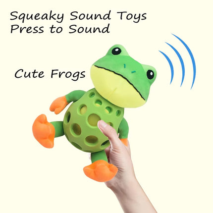 Pet Chew Resistant Teething Squeaky Toy Durable For Dog Cat Puppy Kitten Play