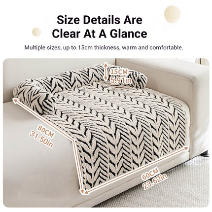 Plush Pet Mat Thickened Anti Slip Cosy Rest Soft Cushion Pad For Dog Cat Puppy