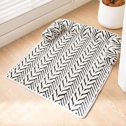 Plush Pet Mat Thickened Anti Slip Cosy Rest Soft Cushion Pad For Dog Cat Puppy