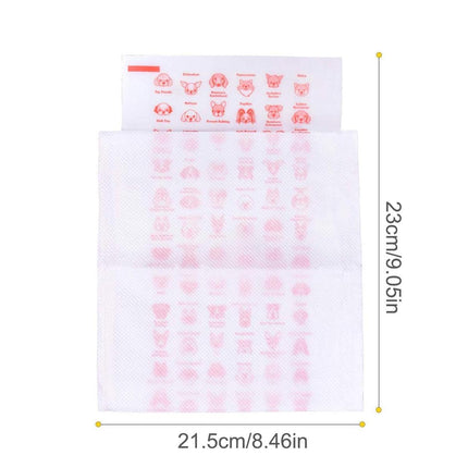 100pcs Poop Pick Up Bags Portable Dog Cat Waste Bags Trash Disposal for Pets
