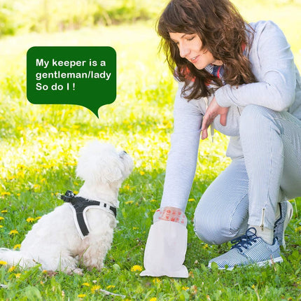 100pcs Poop Pick Up Bags Portable Dog Cat Waste Bags Trash Disposal for Pets