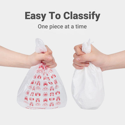 100pcs Poop Pick Up Bags Portable Dog Cat Waste Bags Trash Disposal for Pets