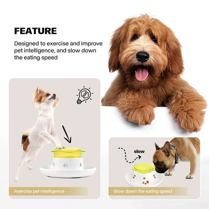 Automatic Pet Food Dispenser Feeding Bowl for Dogs and Cats Food Storage Bowl