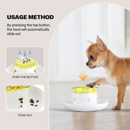Automatic Pet Food Dispenser Feeding Bowl for Dogs and Cats Food Storage Bowl