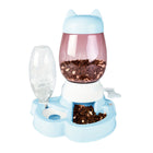 Cat Dog Feeder Water Dispenser Set Large Capacity Automatic Pet Feeding Bowl