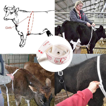 Measuring Tape Bovine Chest Weight Livestock Animal Body Ruler Cattle Weight