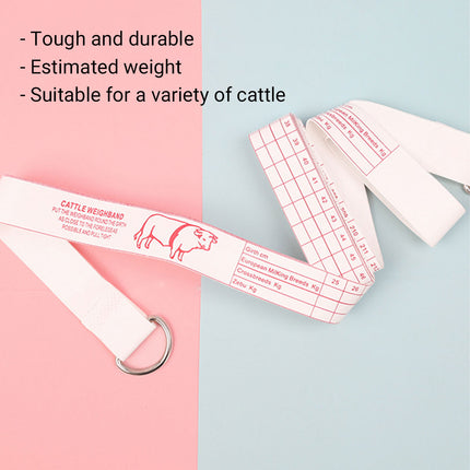 Measuring Tape Bovine Chest Weight Livestock Animal Body Ruler Cattle Weight