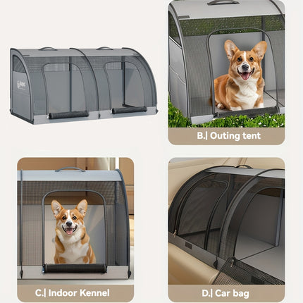 Cat Bed Summer Dog Bed Pet Tent Portable Pet House Cooling Cushion for Cats Dogs