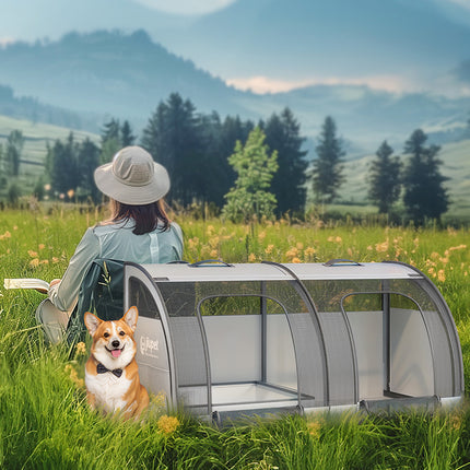 Cat Bed Summer Dog Bed Pet Tent Portable Pet House Cooling Cushion for Cats Dogs
