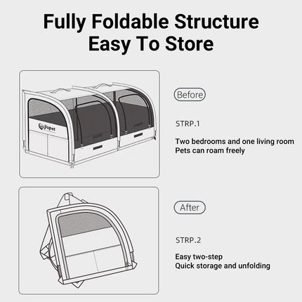 Cat Bed Summer Dog Bed Pet Tent Portable Pet House Cooling Cushion for Cats Dogs