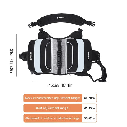 Outdoor Dog Backpack Waterproof Durable Lightweight with Reflective Strips