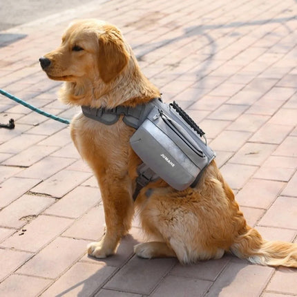 Outdoor Dog Backpack Waterproof Durable Lightweight with Reflective Strips