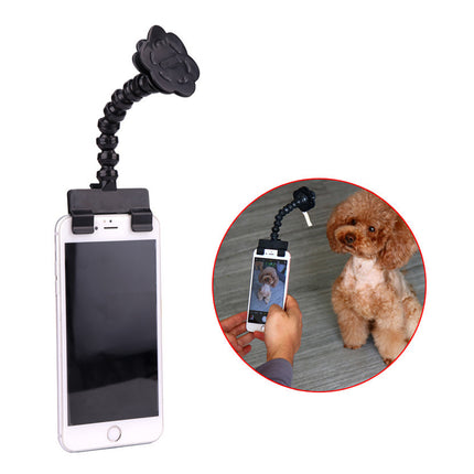 Pet Selfie Stick Attract Pet Portable Stable for Dog Cat Phone Camera Holder