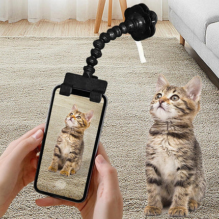Pet Selfie Stick Attract Pet Portable Stable for Dog Cat Phone Camera Holder