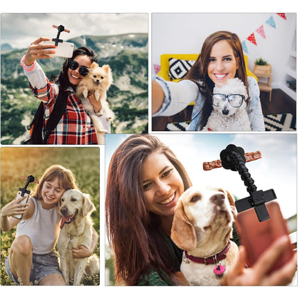Pet Selfie Stick Attract Pet Portable Stable for Dog Cat Phone Camera Holder