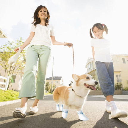 20pcs Disposable Footwear Covers for Dogs Pet Shoe Covers Waterproof Anti-Dirty