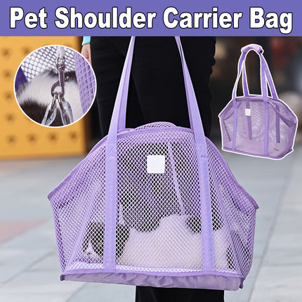 Escape Proof Pet Carrier Mesh Shoulder Bag Small Pet Travel Secure Strap Use
