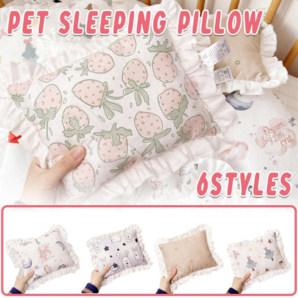 Lace Cat Pillow Soft Pet Cushion for Sleeping Comfortable Kitty Bed Cushion