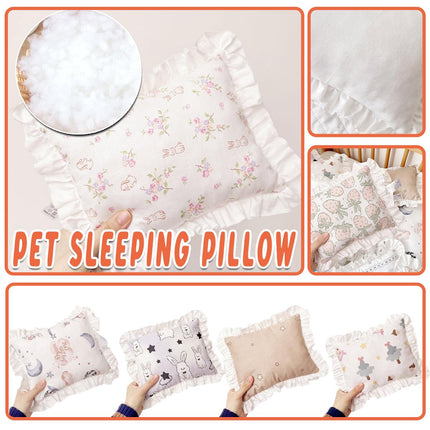 Lace Cat Pillow Soft Pet Cushion for Sleeping Comfortable Kitty Bed Cushion