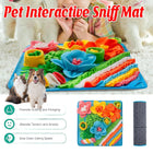 Pet Sniffing Mat Slow Feeder Puzzle Training Mat for Dogs and Cats Interactive