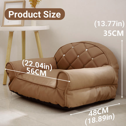 Waterproof Pet Sofa Bed Anti Scratch Cat Nest Dog Couch Four Seasons Mat Use
