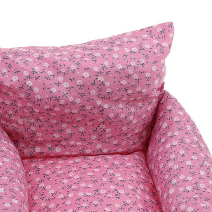Pet Bed Cotton Sofa Style Hamster Sleeping Nest Pink Warm Small Animal House