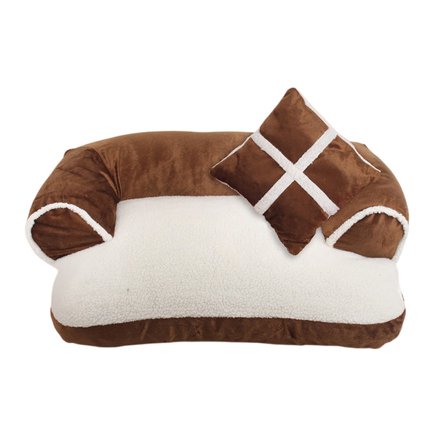 Warm Pet Bed Soft Dog Cat Kennel Mat for Winter Indoor Sleeping Supplies Use