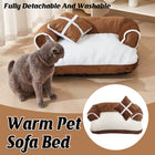 Warm Pet Bed Soft Dog Cat Kennel Mat for Winter Indoor Sleeping Supplies Use