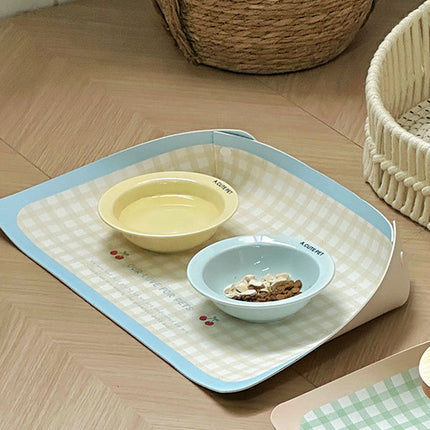 Pet Spill Proof Placemats for Dogs Cats Non Slip Waterproof Easy Clean Reusable