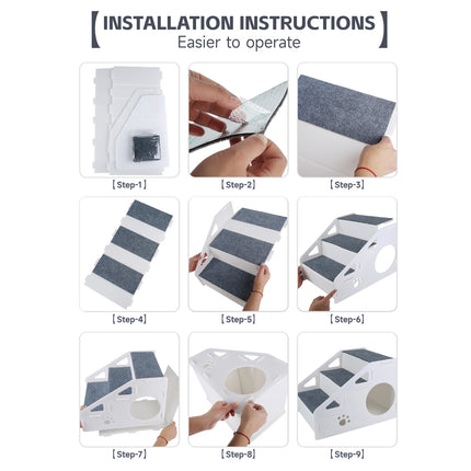 Pet Product Foldable Pet Tree Pet Ladder Sturdy Scratching Post For Pet Play Rest