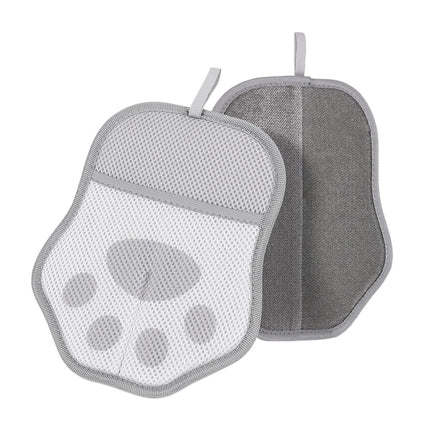 2Pcs Pet Hair Remover Gloves Dog Cat Grooming Deshedding Cleaning Mitt