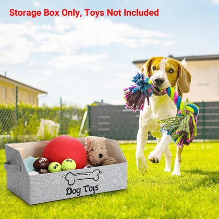 Portable Pet Toy Storage Box Foldable Organizer Snack Bag Pet Accessories Holder