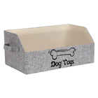 Portable Pet Toy Storage Box Foldable Organizer Snack Bag Pet Accessories Holder