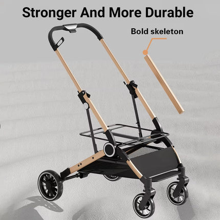 Pet Stroller Lightweight Foldable Cart Detachable Carrier for Small Dogs Cats