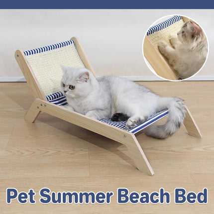 Cat Bed Summer Lounger Pet Sleeping Nest Breathable Comfortable Bed for Cats