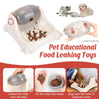 Cat Dog Slow Feeder Bowl Leaky Food Toy Interactive Pet Feeding Supplies Tool