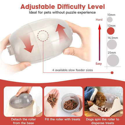 Cat Dog Slow Feeder Bowl Leaky Food Toy Interactive Pet Feeding Supplies Tool