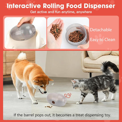 Cat Dog Slow Feeder Bowl Leaky Food Toy Interactive Pet Feeding Supplies Tool