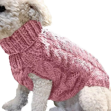 Puppy Dog Jumper Winter Warm Knitted Sweater Pet Clothes Small Dogs Coat Thermal S Size