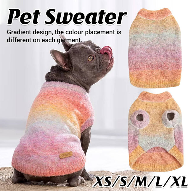 Pet Sleeveless Sweater Autumn Winter Warm Thermal Coat For Dog Cat Puppy Kitten