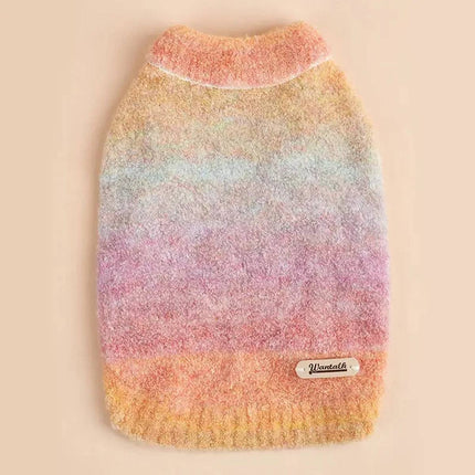 Pet Sleeveless Sweater Autumn Winter Warm Thermal Coat For Dog Cat Puppy Kitten