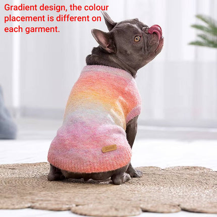 Pet Sleeveless Sweater Autumn Winter Warm Thermal Coat For Dog Cat Puppy Kitten