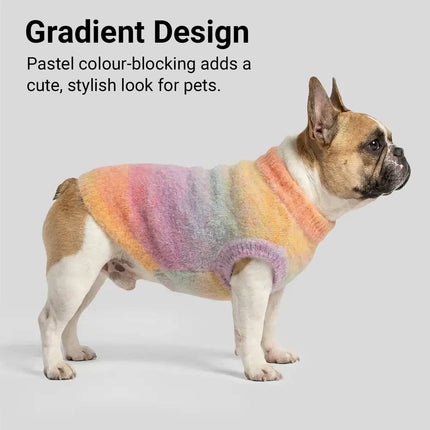 Pet Sleeveless Sweater Autumn Winter Warm Thermal Coat For Dog Cat Puppy Kitten