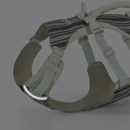 Dog Tactical Vest Harness Set with Leash Anti Choke Chest Back Handle M L Size