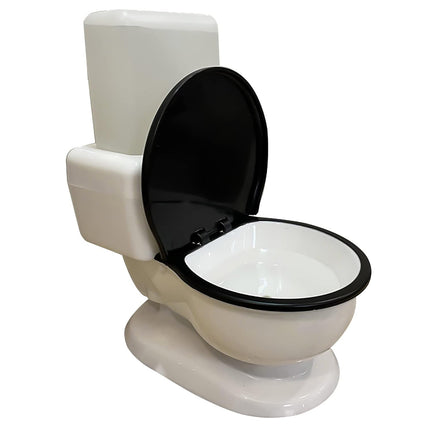 Creative Pet Water Dispenser Toilet-Shaped Design Large Water Bowl Dust-Proof