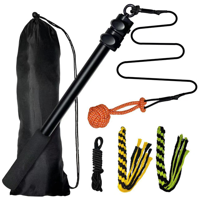 Retractable Dog Teaser Stick Dog Teaser Pole Toy For Dogs Interactive Pet Play
