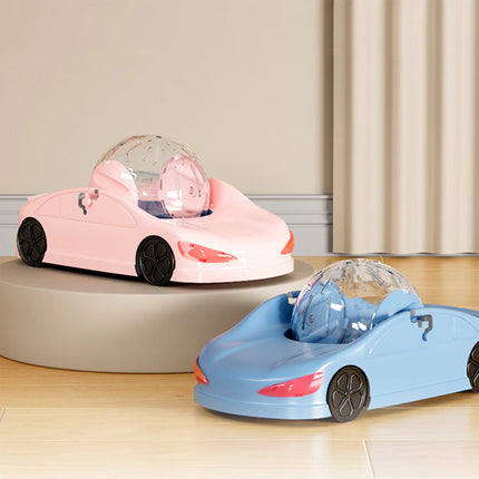 Hamster Running Car Toy Exercise Wheel Pet Roller Ball Sports Vehicle Small Pets