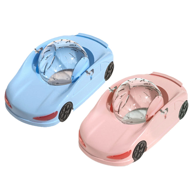 Hamster Running Car Toy Exercise Wheel Pet Roller Ball Sports Vehicle Small Pets