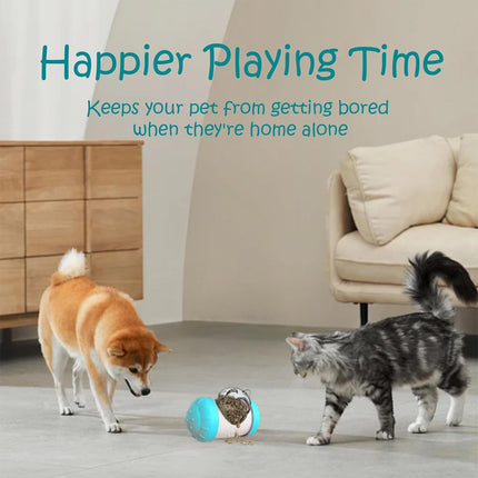 Pet Swing Dispensing Toy for Dogs Chew Resistant Interactive Slow Feeding Play