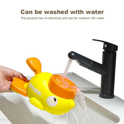 Little Yellow Duck Pet Food Leakage Device Press Rotate Dog Boredom Relief Toy